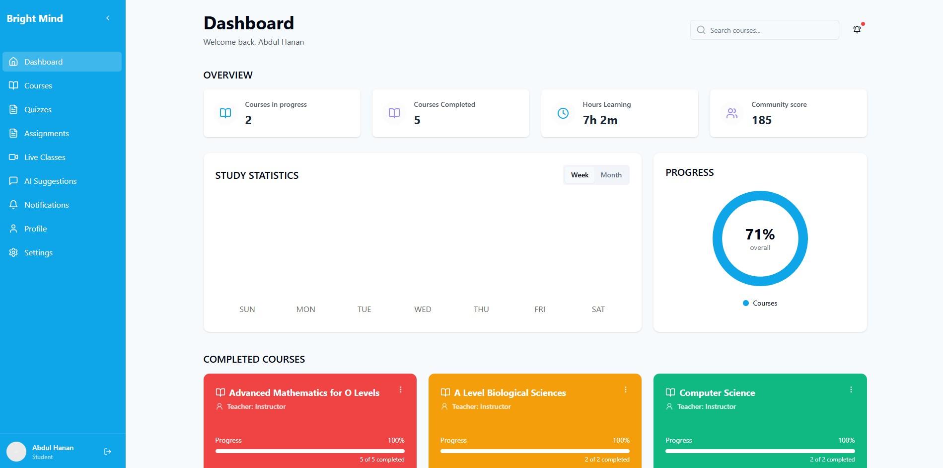 Brightmind Learning Nexus
