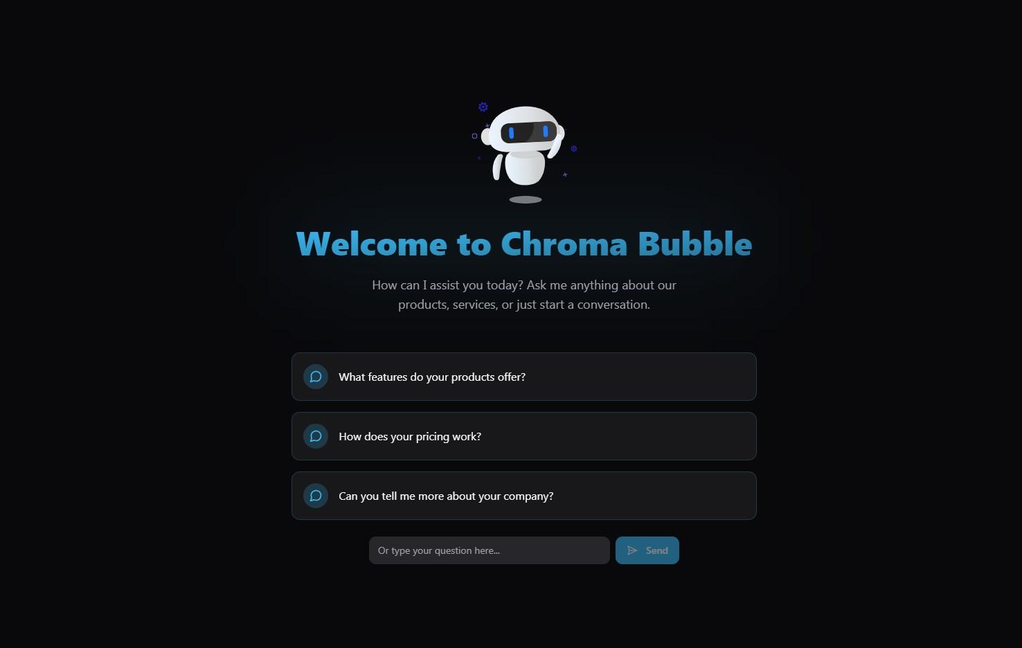 Chroma Bubble - AI Chat